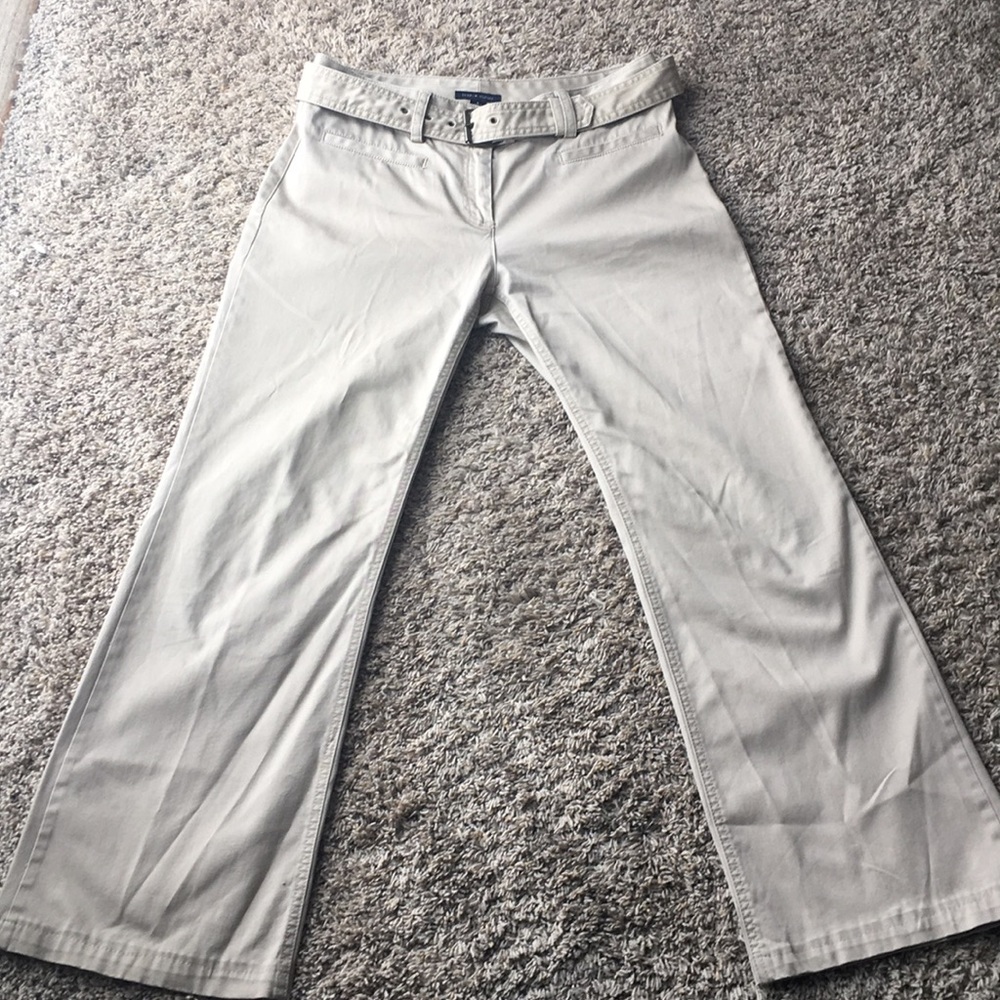 Tommy Hilfiger size 6 belted khakis